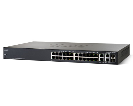 Cisco SRW2024, 24 port Gigabit Switch   WebView